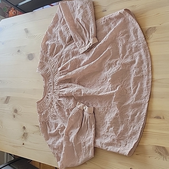 LUCKY BRAND Floral Embroidered Blouse US XS - Picture 6 of 13